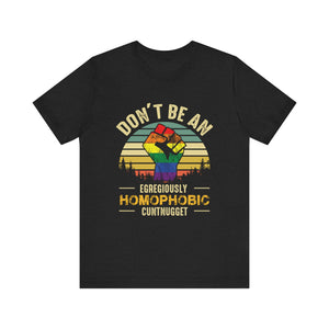 Homophobic Cuntnugget Short Sleeve Tee