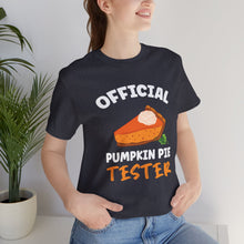 Load image into Gallery viewer, Official Pumpkin Pie Tester Short Sleeve Tee