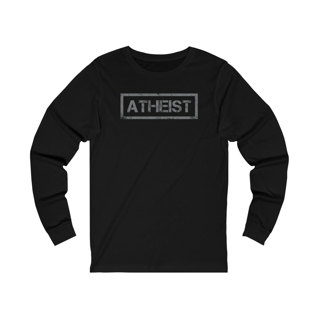 Atheist block Long Sleeve Tee