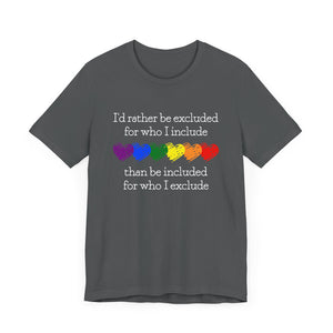 Excluded/Included Short Sleeve Tee