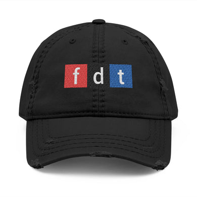 FDT Distressed Dad Hat