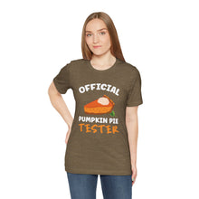 Load image into Gallery viewer, Official Pumpkin Pie Tester Short Sleeve Tee