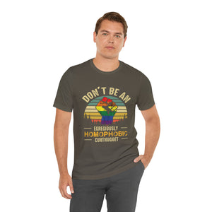 Homophobic Cuntnugget Short Sleeve Tee