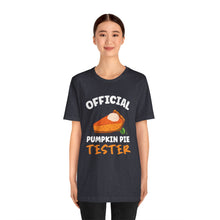 Load image into Gallery viewer, Official Pumpkin Pie Tester Short Sleeve Tee