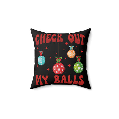 Check out my balls Pillow