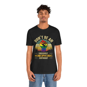 Homophobic Cuntnugget Short Sleeve Tee