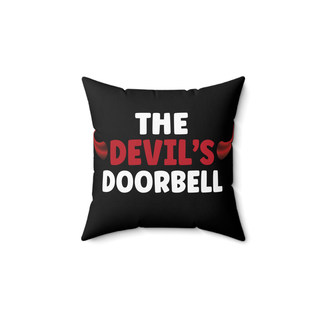 The Devil's Doorbell Pillow