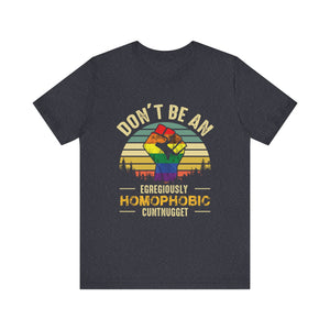 Homophobic Cuntnugget Short Sleeve Tee