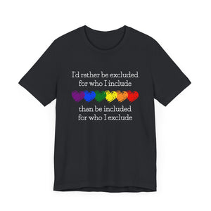 Excluded/Included Short Sleeve Tee