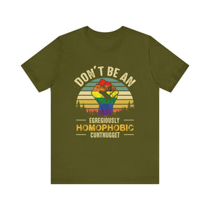 Homophobic Cuntnugget Short Sleeve Tee