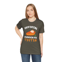 Load image into Gallery viewer, Official Pumpkin Pie Tester Short Sleeve Tee