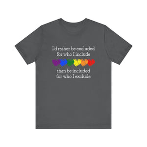 Excluded/Included Short Sleeve Tee