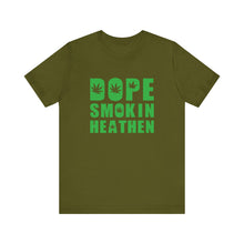 Load image into Gallery viewer, Dope Smokin Heathen Short Sleeve Tee