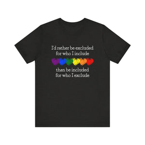 Excluded/Included Short Sleeve Tee
