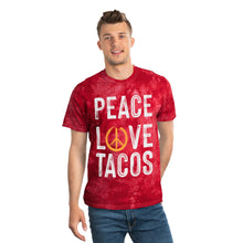 Load image into Gallery viewer, Peace Love Tacos Tie-Dye Tee