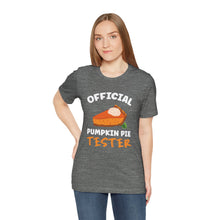 Load image into Gallery viewer, Official Pumpkin Pie Tester Short Sleeve Tee