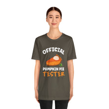 Load image into Gallery viewer, Official Pumpkin Pie Tester Short Sleeve Tee