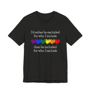 Excluded/Included Short Sleeve Tee