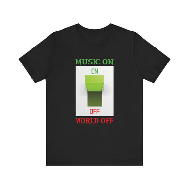 Music On Short Sleeve Tee