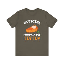 Load image into Gallery viewer, Official Pumpkin Pie Tester Short Sleeve Tee
