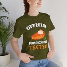 Load image into Gallery viewer, Official Pumpkin Pie Tester Short Sleeve Tee