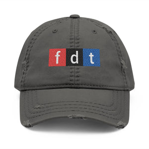 FDT Distressed Dad Hat