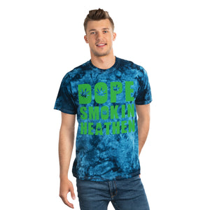 Dope smokin heathen Tie-Dye Tee