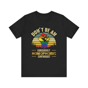 Homophobic Cuntnugget Short Sleeve Tee