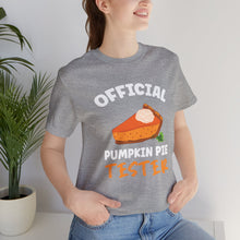 Load image into Gallery viewer, Official Pumpkin Pie Tester Short Sleeve Tee