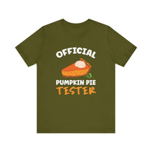 Load image into Gallery viewer, Official Pumpkin Pie Tester Short Sleeve Tee