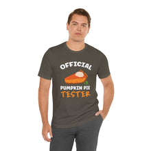 Load image into Gallery viewer, Official Pumpkin Pie Tester Short Sleeve Tee