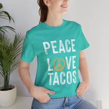 Load image into Gallery viewer, Peace Love Tacos Short Sleeve Tee