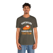 Load image into Gallery viewer, Official Pumpkin Pie Tester Short Sleeve Tee