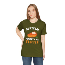 Load image into Gallery viewer, Official Pumpkin Pie Tester Short Sleeve Tee