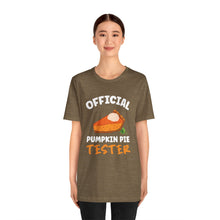 Load image into Gallery viewer, Official Pumpkin Pie Tester Short Sleeve Tee