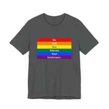 Load image into Gallery viewer, Tolerate your intolerance Short Sleeve Tee