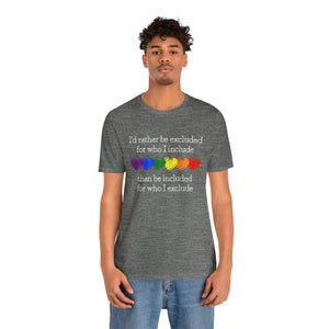 Excluded/Included Short Sleeve Tee