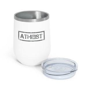 Atheist block Wine Tumbler