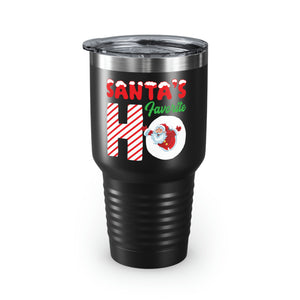 Santa's Favorite Ho Ringneck Tumbler