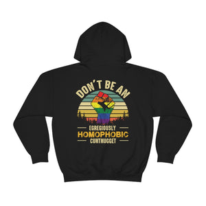 Homophobic Cuntnugget Hoodie **IMAGE IS ON BACK OF HOODIE**