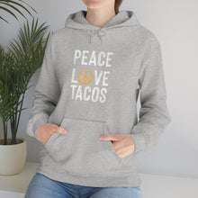 Load image into Gallery viewer, Peace Love Tacos Hoodie