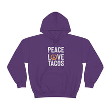 Load image into Gallery viewer, Peace Love Tacos Hoodie