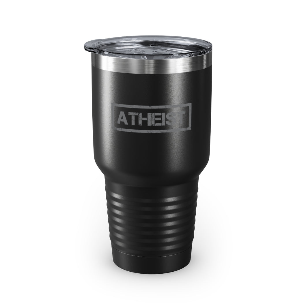 Atheist block Ringneck Tumbler