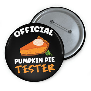 Pumpkin Pie Tester Button