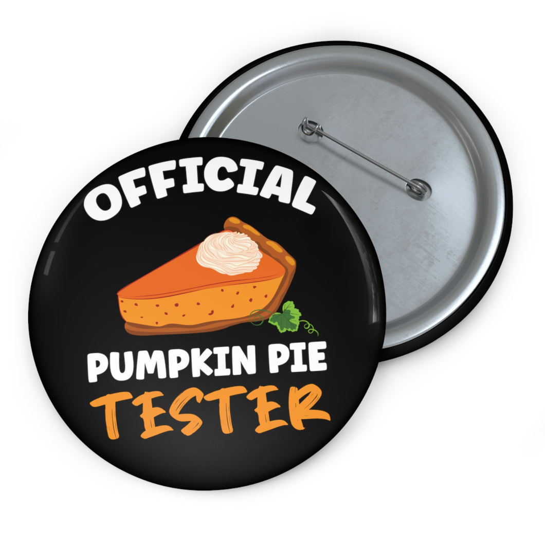 Pumpkin Pie Tester Button