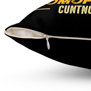 Homophobic Cuntnugget Square Pillow