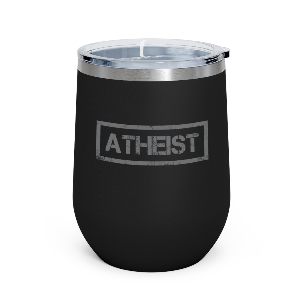 Atheist block Wine Tumbler