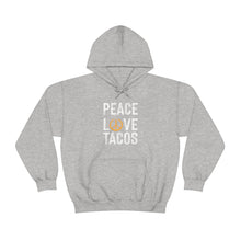 Load image into Gallery viewer, Peace Love Tacos Hoodie