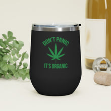 Load image into Gallery viewer, Don&#39;t Panic It&#39;s Organic Wine Tumbler