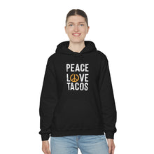 Load image into Gallery viewer, Peace Love Tacos Hoodie